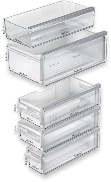Miele KFN 7934 D DailyFresh I LED I NoFrost I DynaCool I SoftClose Einbau-Kühl-Gefrierkombination XXL 194cm Nischenhöhe